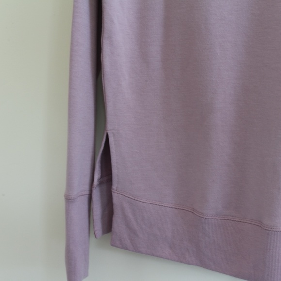 Athleta Long‎ Sleeve Modal XXS Costal Luxe Sweatshirt Purple Womens - Picture 4 of 9